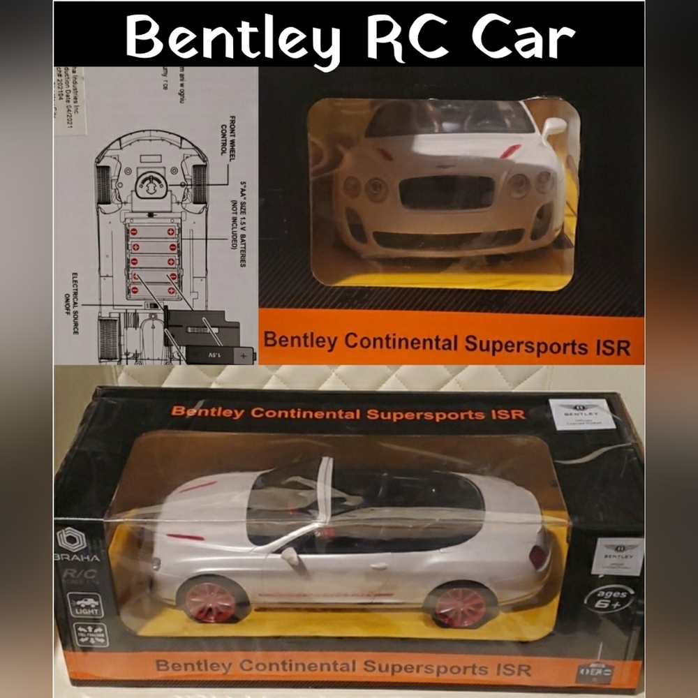 2021 Bentley Continental Super Sports ISR Remote Controlled New in Box